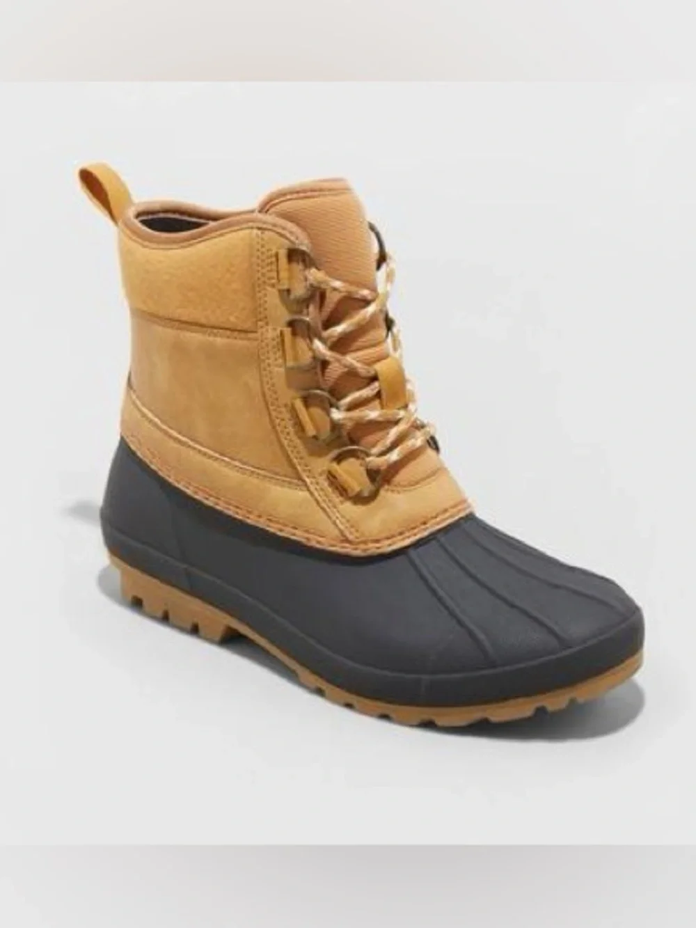 Women's Tiffy Duck Winter Boots - Universal Thread™ Tan/Black - new